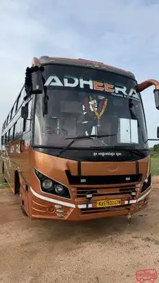 Adheera tours and travels Bus-Front Image