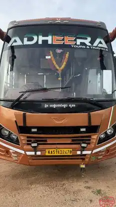 Adheera tours and travels Bus-Front Image