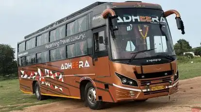 Adheera tours and travels Bus-Side Image