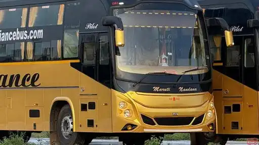 Reliance Travels Bus-Front Image