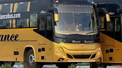 Reliance Travels Bus-Front Image