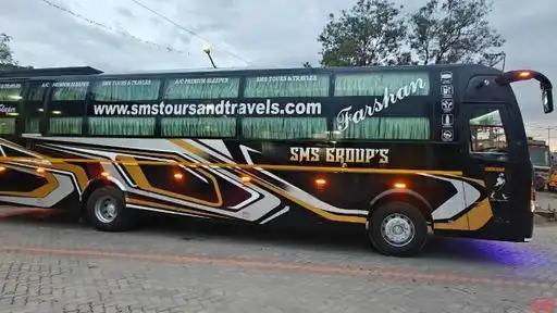 SMS Tours and Travels   Bus-Front Image
