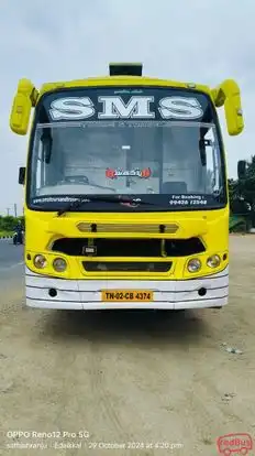 SMS Tours and Travels Bus-Front Image