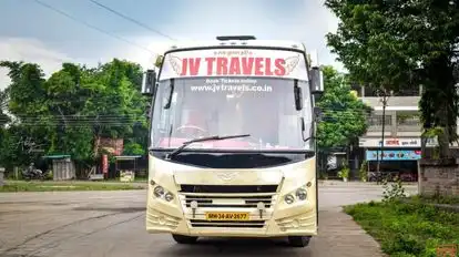 R R Travels Bus-Front Image