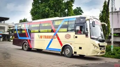 R R Travels Bus-Side Image