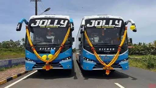 Jolly Tours and Travels Bus-Front Image