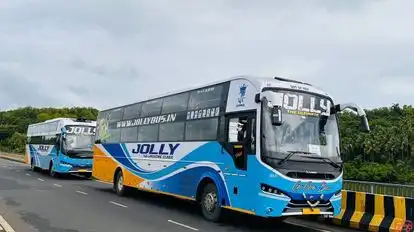 Jolly Tours and Travels Bus-Front Image
