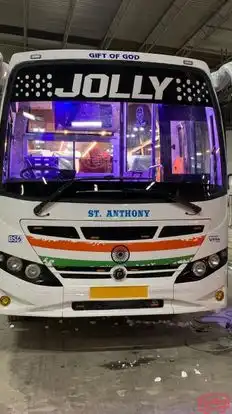 Jolly Tours and Travels Bus-Front Image