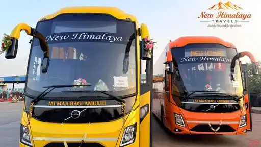 New Himalaya Travels Bus-Front Image
