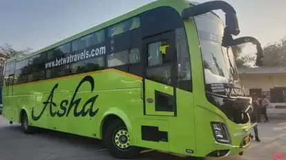 Asha Travels Bus-Side Image