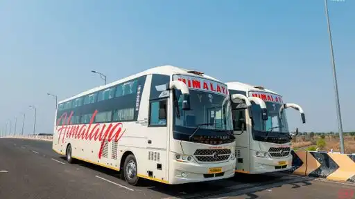 Himalaya Travels Bus-Front Image