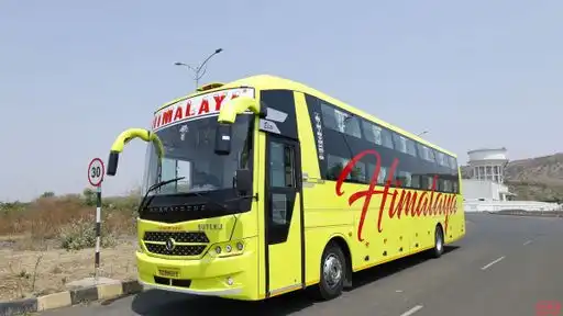 Himalaya Travels Bus-Front Image