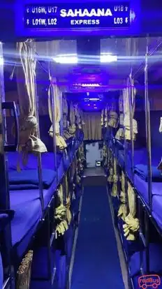 SAHAANA EXPRESS Bus-Seats layout Image