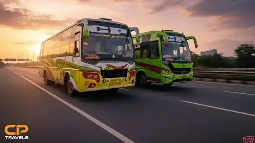 C.P Travels Bus-Front Image