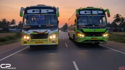 C.P Travels Bus-Front Image