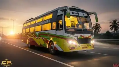 C.P Travels Bus-Side Image