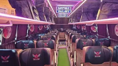 Palavi Tours and Travels  Bus-Seats layout Image