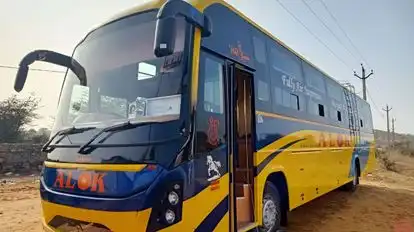 Alok Travels Bus-Front Image