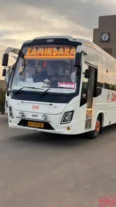 A ZAMINDARA TOURS TRAVELS Bus-Front Image