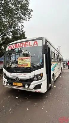 Bundela Travels Service Bus-Front Image