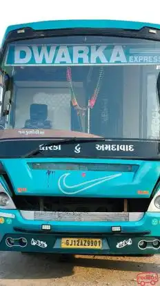 DWARKESH EXPRESS TRAVELS Bus-Front Image