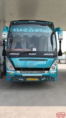 DWARKESH EXPRESS TRAVELS Bus-Front Image