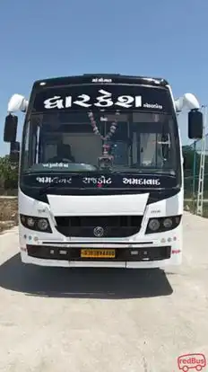 DWARKESH EXPRESS TRAVELS Bus-Front Image