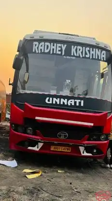 Radhey Krishna Travels Bus-Front Image