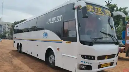 New SKN Tours & Travels Bus-Front Image