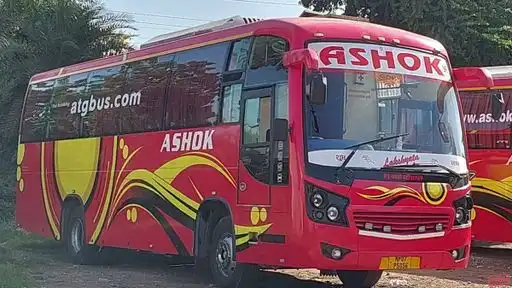 Ashok Travels Gwalior Bus-Front Image