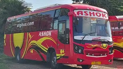 Ashok Travels Gwalior Bus-Front Image