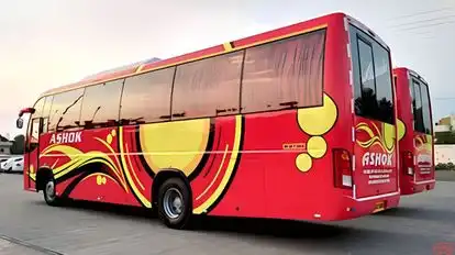Ashok Travels Gwalior Bus-Side Image