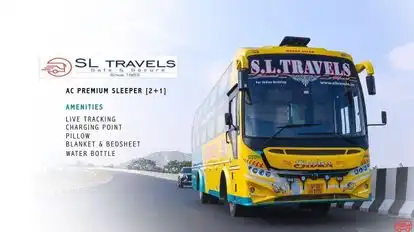 SL Travels Bus-Front Image