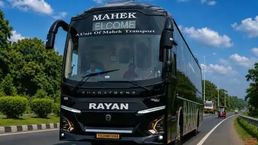 Rayan Travels Bus-Front Image