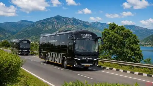 Rayan Travels Bus-Front Image