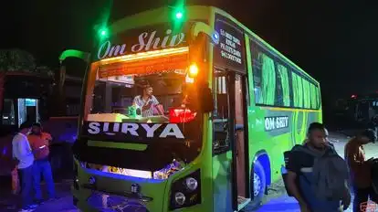 Om Shiv Travels Bus-Front Image