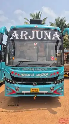 Arjuna Travels Bus-Front Image