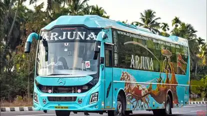 Arjuna Travels Bus-Front Image