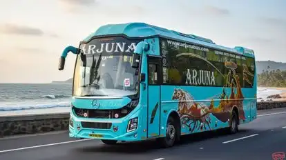 Arjuna Travels Bus-Front Image