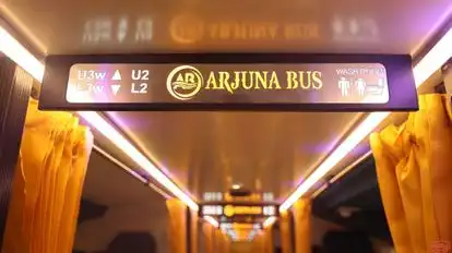 Arjuna Travels Bus-Seats layout Image