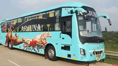 Arjuna Travels Bus-Side Image