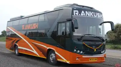 R Ankush Travels Bus-Side Image