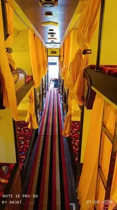 Baba Bholanath Travels Bus-Seats layout Image