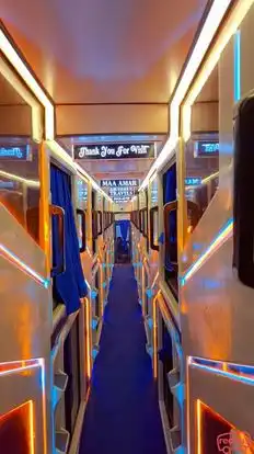 Maa Amar Travels Bus-Seats layout Image