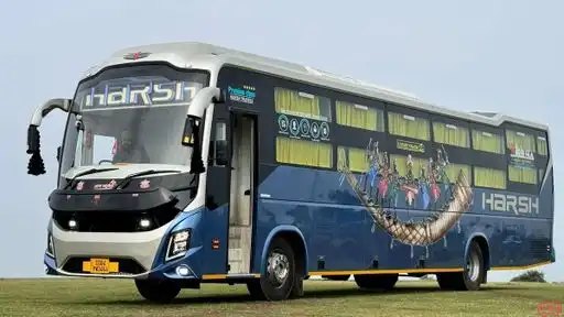 Harsh travels Bus-Front Image