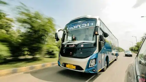 Harsh travels Bus-Front Image