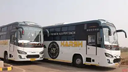 Harsh travels Bus-Front Image