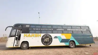 Harsh travels Bus-Side Image