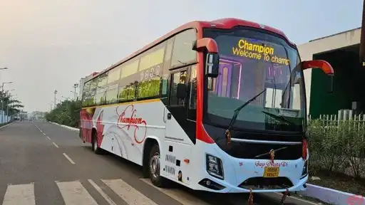 Challenger Travels Bus-Front Image