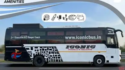 Iconic Travels and Holidays Bus-Front Image